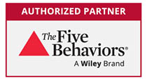 The Five Behaviors authorized partner logo